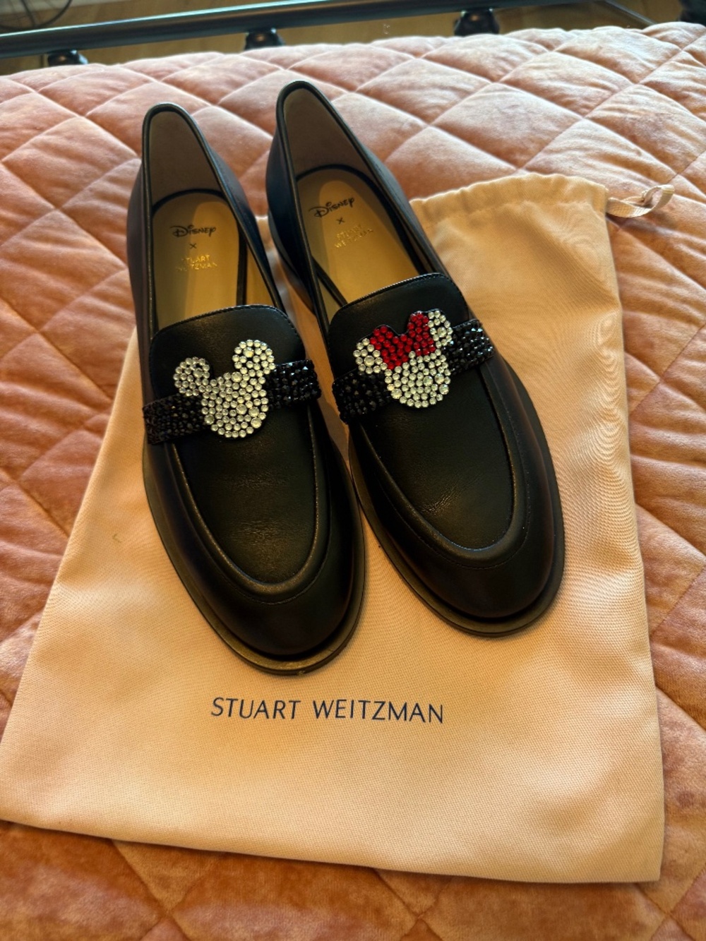 limited-edition Disney x Stuart Weitzman Palmer Loafers